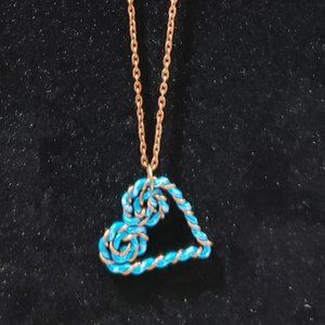 Wire wrapped necklace
